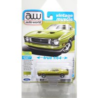 auto world 1/64 1973 Ford Mustang Mach 1 Bright Green
