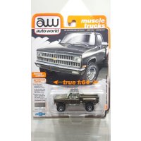 auto world 1/64 1981 Chevrolet Silverado 10 Stepside Graystone