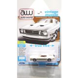 auto world 1/64 1973 Ford Mustang Mach 1 Pearl White