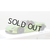 EIDOLON 1/43 Porsche 918 Spyder weissach package 2011 Giallo Verde Pearl Limited 35 pcs.