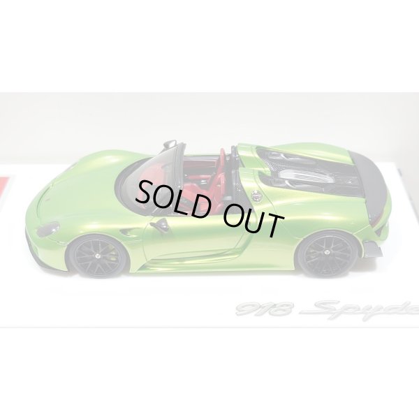 画像4: EIDOLON 1/43 Porsche 918 Spyder weissach package 2011 Giallo Verde Pearl Limited 35 pcs.