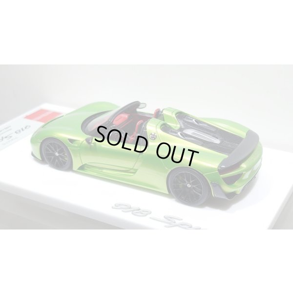 画像12: EIDOLON 1/43 Porsche 918 Spyder weissach package 2011 Giallo Verde Pearl Limited 35 pcs.