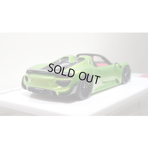 画像10: EIDOLON 1/43 Porsche 918 Spyder weissach package 2011 Giallo Verde Pearl Limited 35 pcs.