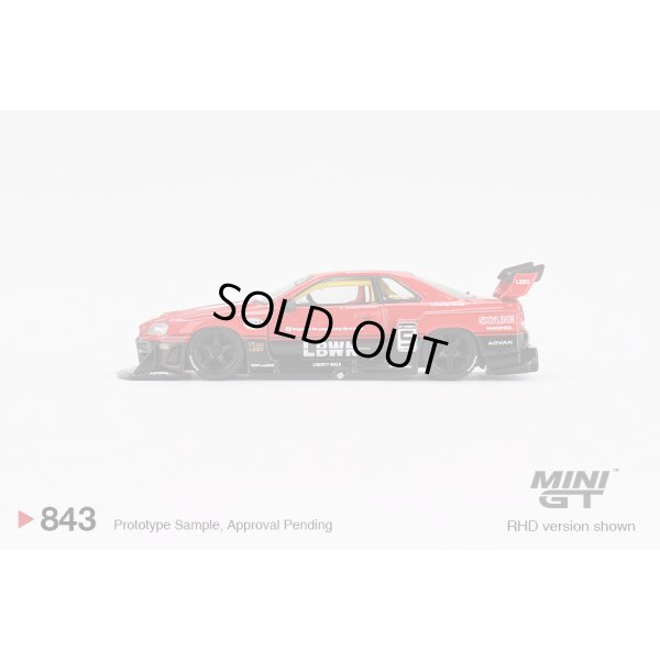 画像3: MINI GT 1/64 Nissan LB-ER34 Super Silhouette Skyline Red/Black (RHD)