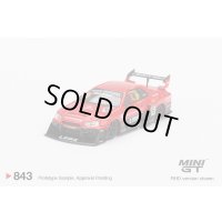 MINI GT 1/64 Nissan LB-ER34 Super Silhouette Skyline Red/Black (RHD)