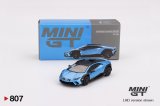 MINI GT 1/64 Lamborghini Huracan Stellato Blue Aegir (Blue) (RHD)
