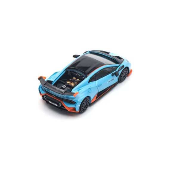 画像8: POP RACE 1/64 Lamborghini Huracan STO Blue Laufey/Arancio Zant (Orange)