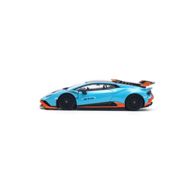画像4: POP RACE 1/64 Lamborghini Huracan STO Blue Laufey/Arancio Zant (Orange)