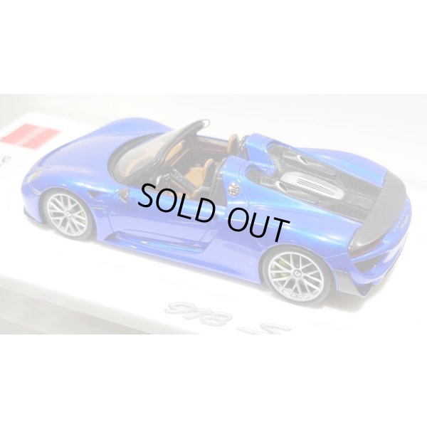 画像12: EIDOLON 1/43 Porsche 918 Spyder weissach package 2011 Lobellia Blue Limited 32 pcs.