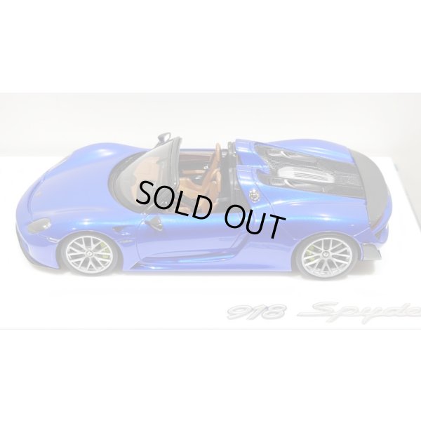 画像4: EIDOLON 1/43 Porsche 918 Spyder weissach package 2011 Lobellia Blue Limited 32 pcs.