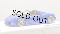 EIDOLON 1/43 Porsche 918 Spyder weissach package 2011 Lobellia Blue Limited 32 pcs.