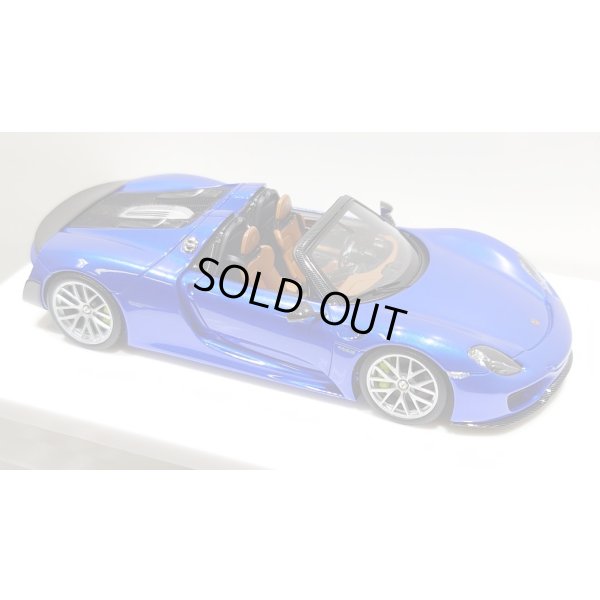 画像11: EIDOLON 1/43 Porsche 918 Spyder weissach package 2011 Lobellia Blue Limited 32 pcs.