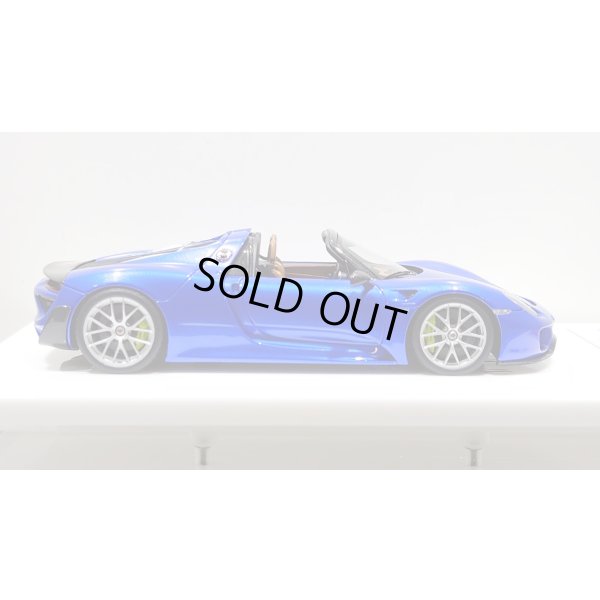 画像6: EIDOLON 1/43 Porsche 918 Spyder weissach package 2011 Lobellia Blue Limited 32 pcs.