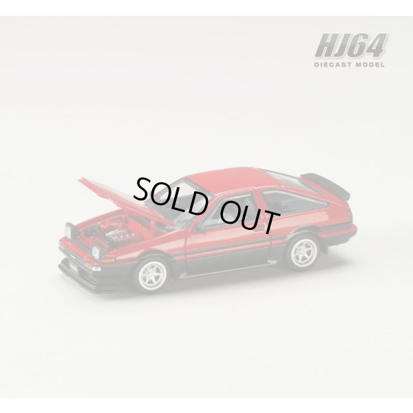画像4: Hobby Japan 1/64 Toyota Sprinter Trueno JDM Style Red / Black 後期型
