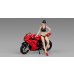 画像1: CM Model 1/64 MV Agusta F3 Red with Showgirl (1)