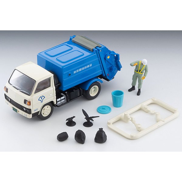 画像10: TOMYTEC 1/64 Limited Vintage Neo Mitsubishi Fuso Canter 清掃車 (White/Blue)