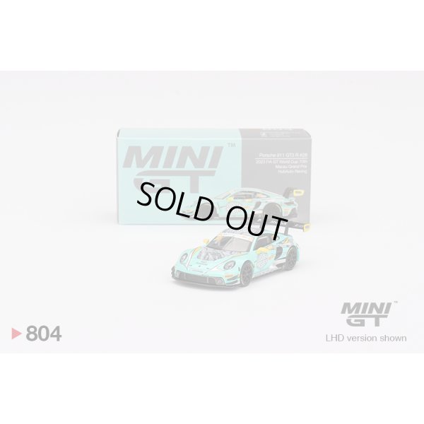 画像1: MINI GT 1/64 Porsche 911 GT3R HubAuto 2023 FIA GT World Cup 70th Anniversary Macau Grand Prix #28 T. Plynink