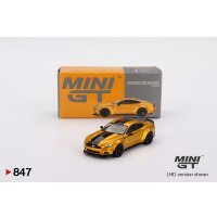 MINI GT 1/64 LB-WORKS Ford Mustang LB Gold (RHD)