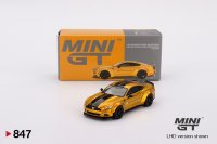 MINI GT 1/64 LB-WORKS Ford Mustang LB Gold (RHD)