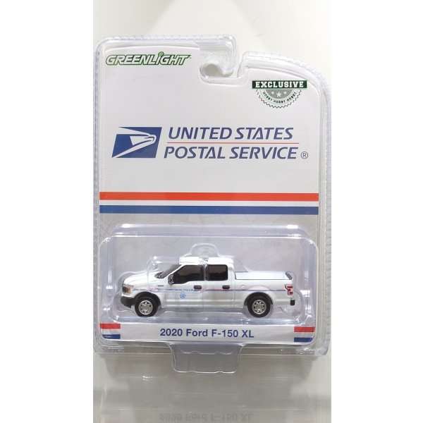 画像1: GREEN LiGHT EXCLUSIVE 1/64 2020 Ford F-150 XL - United States Postal Service (USPS) Postal Police