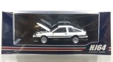 Hobby Japan 1/64 Toyota Sprinter Trueno JDM Style White / Black 後期型