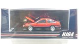 Hobby Japan 1/64 Toyota Sprinter Trueno JDM Style Red / Black 後期型