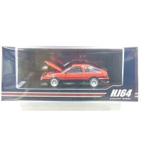 Hobby Japan 1/64 Toyota Sprinter Trueno JDM Style Red / Black 後期型