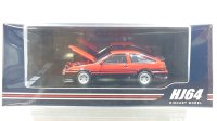 Hobby Japan 1/64 Toyota Sprinter Trueno JDM Style Red / Black 後期型
