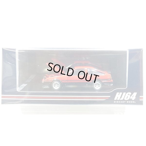 画像1: Hobby Japan 1/64 Toyota Sprinter Trueno JDM Style Red / Black 後期型
