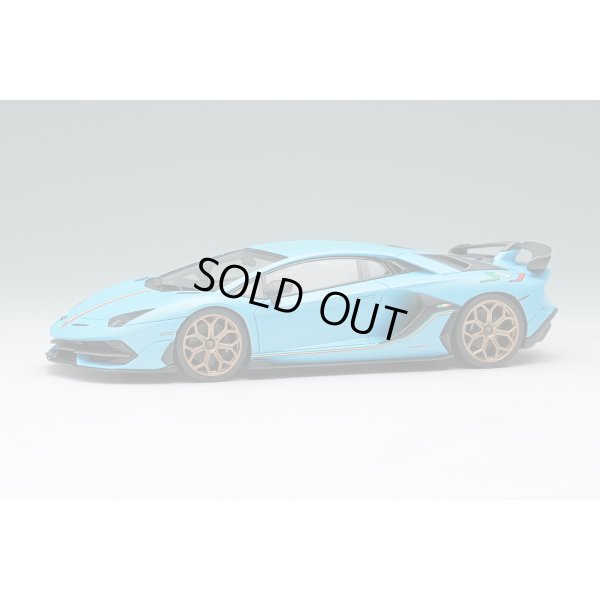 画像1: EIDOLON COLLECTION 1/43 Lamborghini Aventador SVJ 2018 (Leirion wheel) Blue Sailor/Italian Stripe Limited 80 pcs.