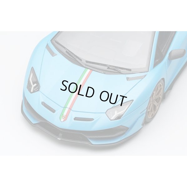 画像6: EIDOLON COLLECTION 1/43 Lamborghini Aventador SVJ 2018 (Leirion wheel) Blue Sailor/Italian Stripe Limited 80 pcs.