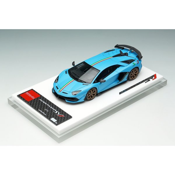 画像8: EIDOLON COLLECTION 1/43 Lamborghini Aventador SVJ 2018 (Leirion wheel) Blue Sailor/Italian Stripe Limited 80 pcs.