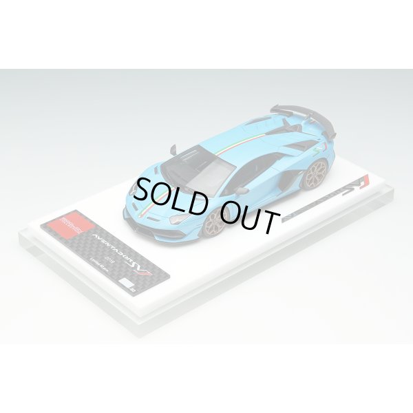 画像8: EIDOLON COLLECTION 1/43 Lamborghini Aventador SVJ 2018 (Leirion wheel) Blue Sailor/Italian Stripe Limited 80 pcs.