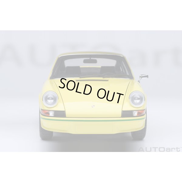 画像5: AUTOart 1/18 Porsche 911 Carrera 2.7 RS (Light Yellow with Green stripes)