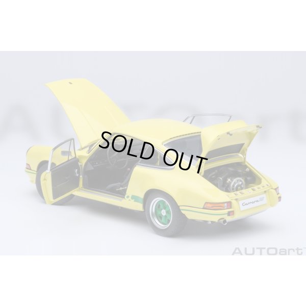 画像18: AUTOart 1/18 Porsche 911 Carrera 2.7 RS (Light Yellow with Green stripes)