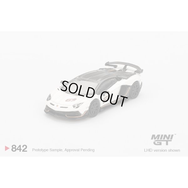 画像2: MINI GT 1/64 Lamborghini Aventador SVJ 63 Bianco Asopo (White) (LHD)