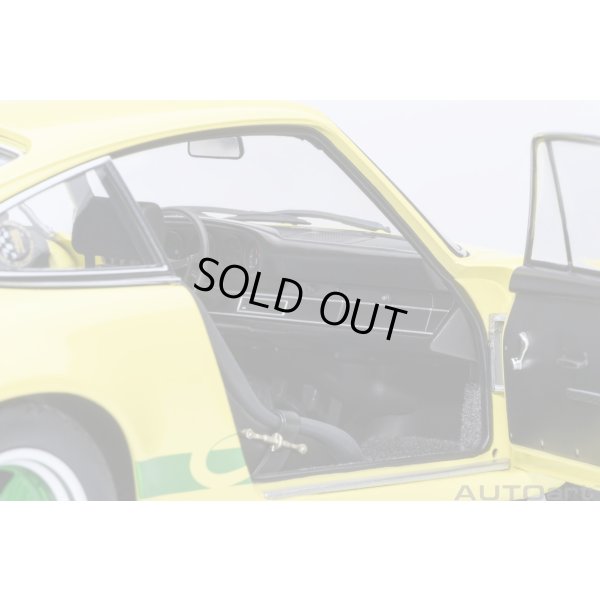 画像10: AUTOart 1/18 Porsche 911 Carrera 2.7 RS (Light Yellow with Green stripes)