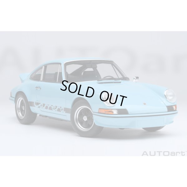 画像19: AUTOart 1/18 Porsche 911 Carrera 2.7 RS (Gulf Blue with Black stripes)