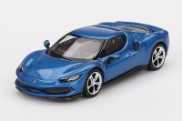 BBR Models 1/64 Ferrari 296 GTB Blue Corsa