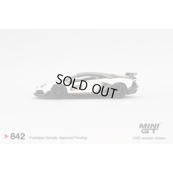 画像4: MINI GT 1/64 Lamborghini Aventador SVJ 63 Bianco Asopo (White) (LHD)