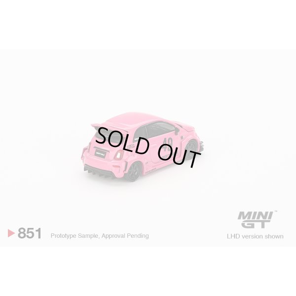 画像3: MINI GT 1/64 Abarth 595 LB-WORKS x Abas Works Pink (RHD)
