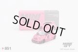 MINI GT 1/64 Abarth 595 LB-WORKS x Abas Works Pink (LHD)