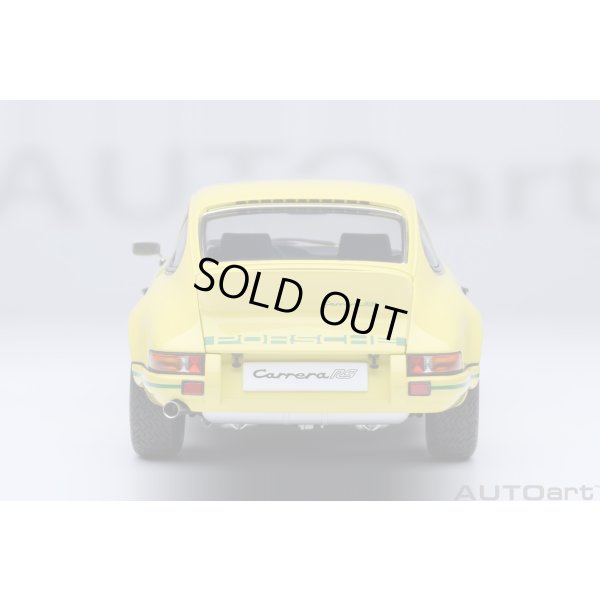 画像6: AUTOart 1/18 Porsche 911 Carrera 2.7 RS (Light Yellow with Green stripes)