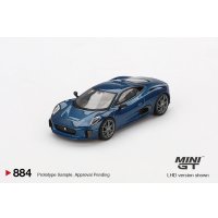 MINI GT 1/64 Jaguar C-X75 Blue (LHD) [Blister Packaging]