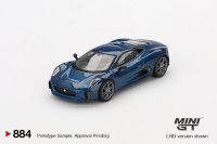 MINI GT 1/64 Jaguar C-X75 Blue (LHD) [Blister Packaging]