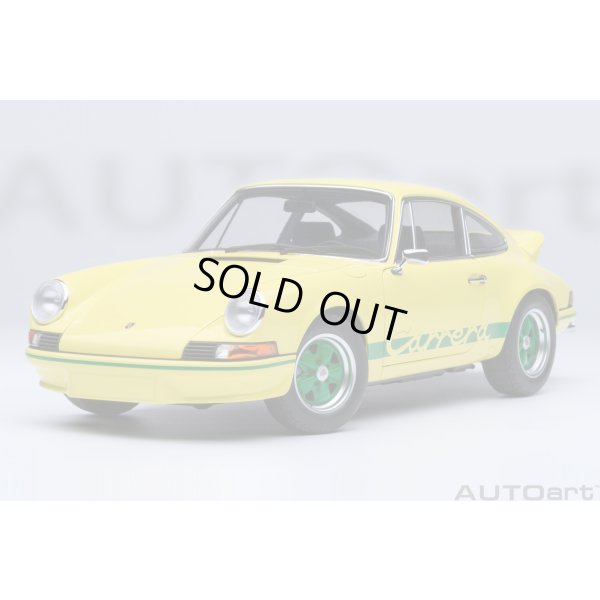 画像19: AUTOart 1/18 Porsche 911 Carrera 2.7 RS (Light Yellow with Green stripes)
