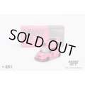MINI GT 1/64 Abarth 595 LB-WORKS x Abas Works Pink (RHD)