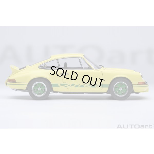 画像4: AUTOart 1/18 Porsche 911 Carrera 2.7 RS (Light Yellow with Green stripes)