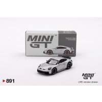 MINI GT 1/64 Porsche 911 Dakar Ice Gray Metallic (LHD)
