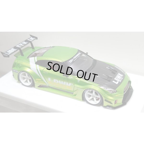 画像11: EIDOLON 1/43 LB Silhouette WORKS GT 35GT-RR (GT Wing Version) Giallo Verde Pearl Limited 32 pcs.